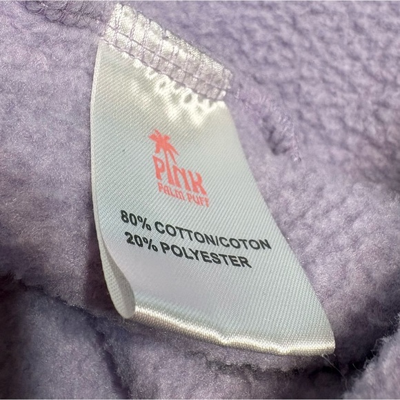 Pink Palm Puff “To Live For the Hope of it All" Hoodie in Lilac, Size M - Picture 11 of 12